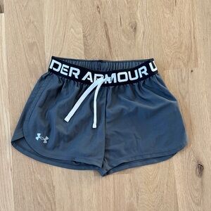 Under Armour Women's Charcoal Athletic Shorts
